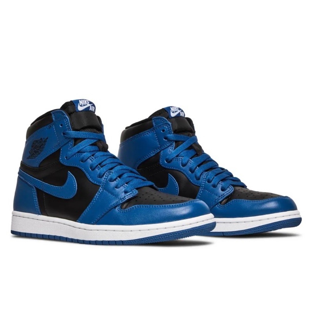Nike Air Jordan’s Women’s Blue and Black High-Top Sneakers